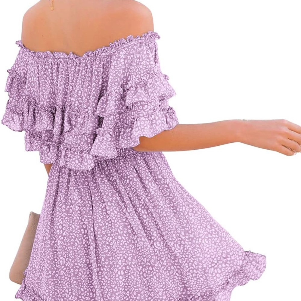 Cute off the shoulder dress
